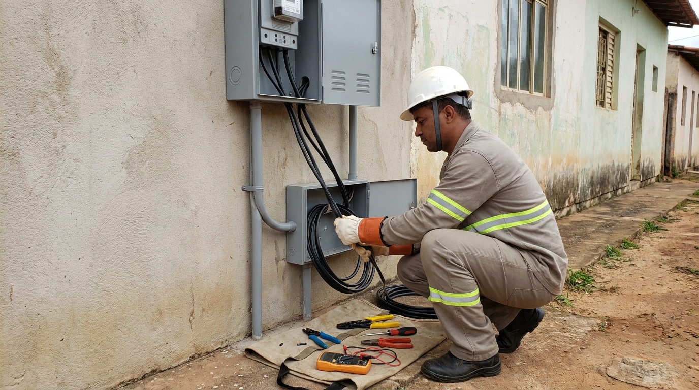 Regularização de Entrada de Energia no Centro, Caxias do Sul‑RS