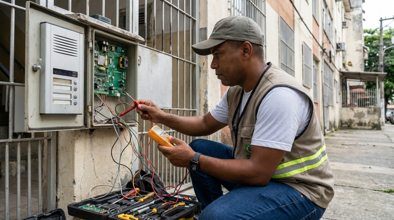 Reparo de Placa e Campainha no Brandalise, Caxias do Sul‑RS