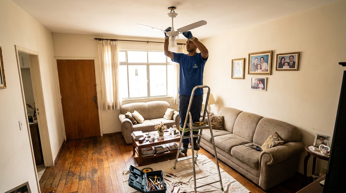 Substituição de Ventilador no Centro, Caxias do Sul‑RS